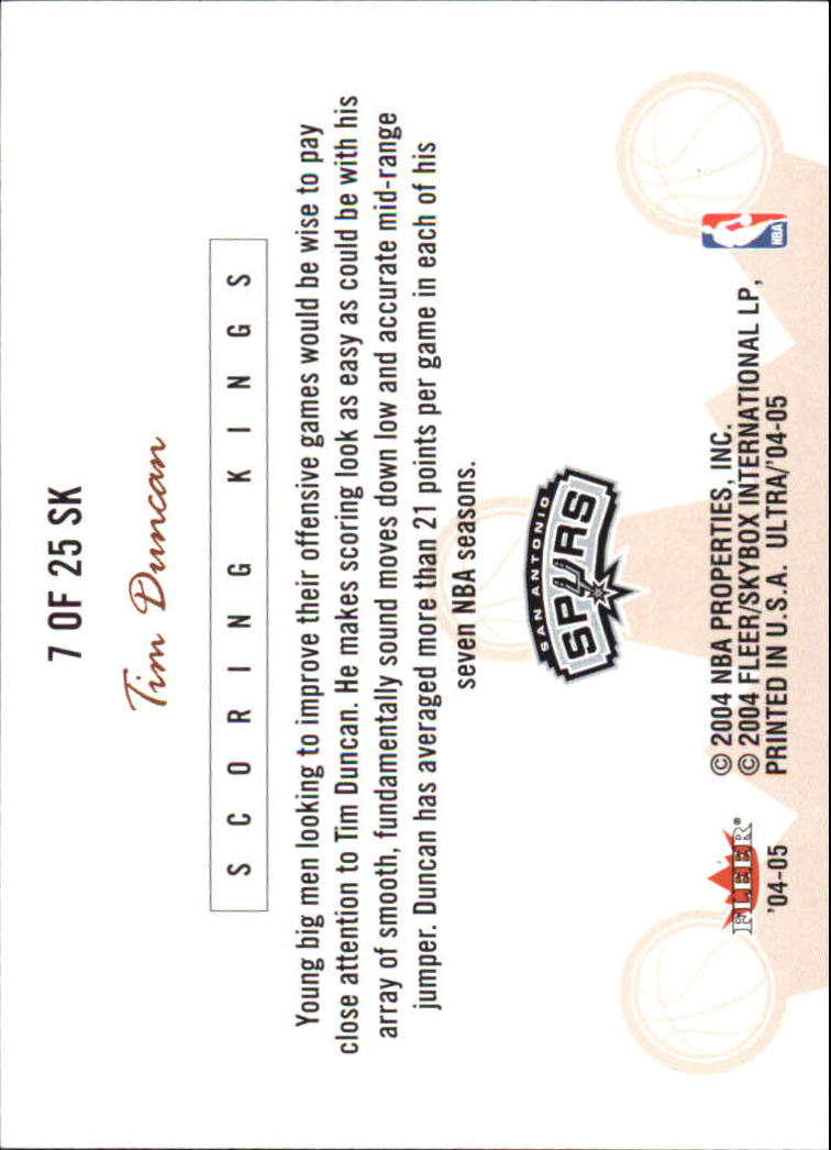 2004/2005 Ultra (Fleer) Basketball Part 3 Insert and Game Used Cards - Picture 13 of 41