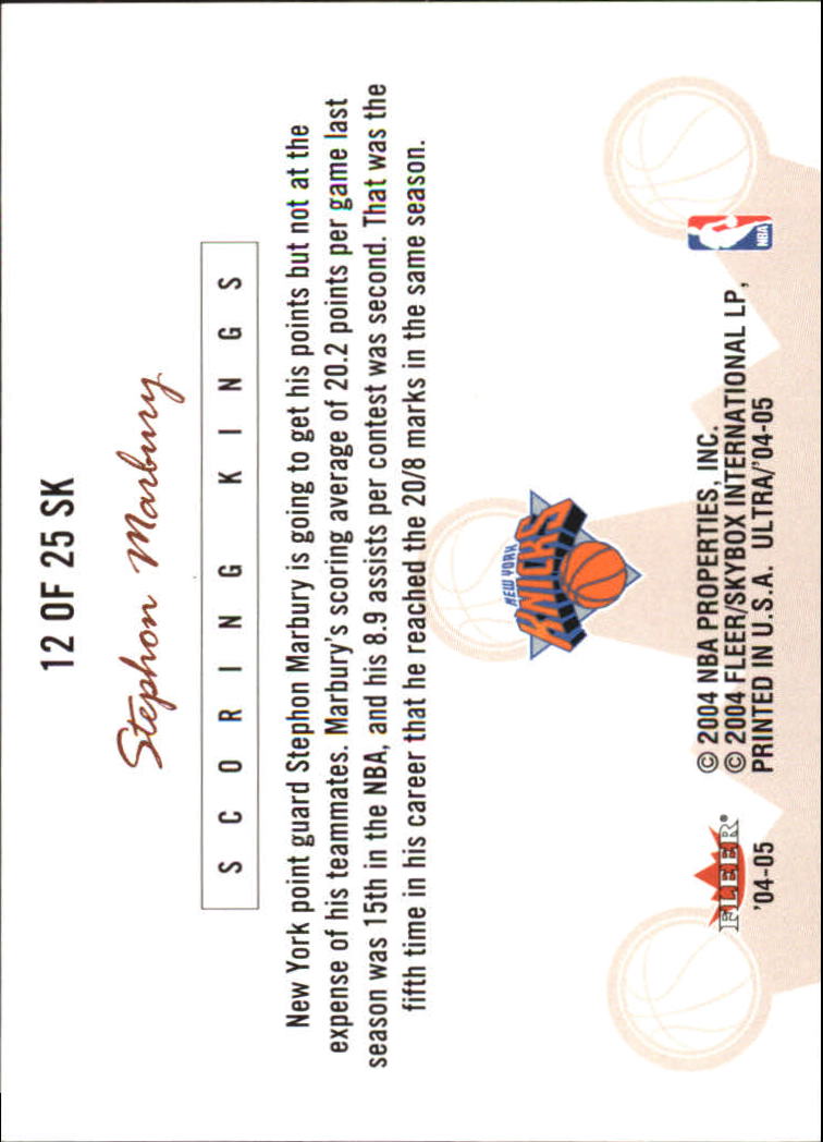 2004/2005 Ultra (Fleer) Basketball Part 3 Insert and Game Used Cards - Picture 19 of 41