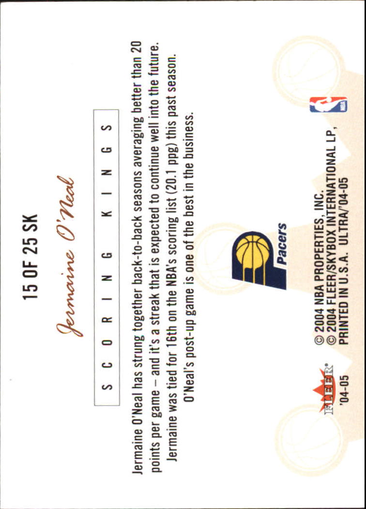 2004/2005 Ultra (Fleer) Basketball Part 3 Insert and Game Used Cards - Picture 25 of 41