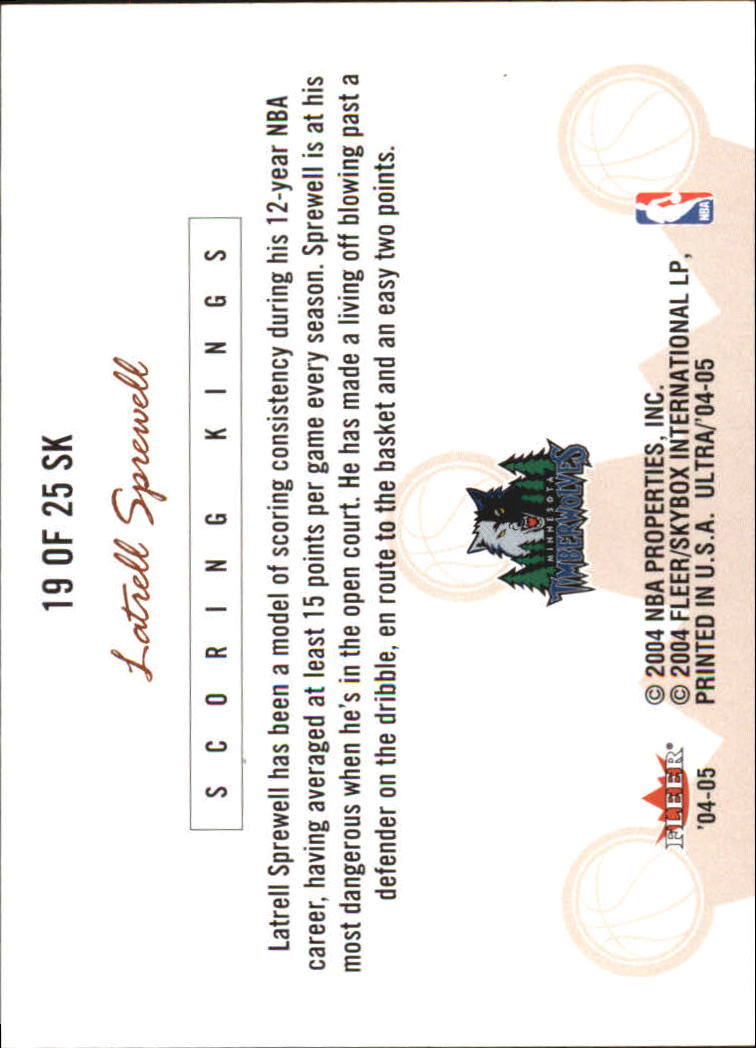2004/2005 Ultra (Fleer) Basketball Part 3 Insert and Game Used Cards - Picture 31 of 41