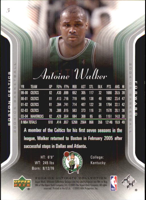 Baloncesto 2004/2005 Ultimate Collection (cubierta superior) - Imagen 11 de 159