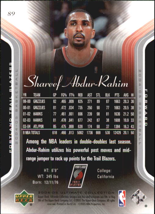 Baloncesto 2004/2005 Ultimate Collection (cubierta superior) - Imagen 97 de 159