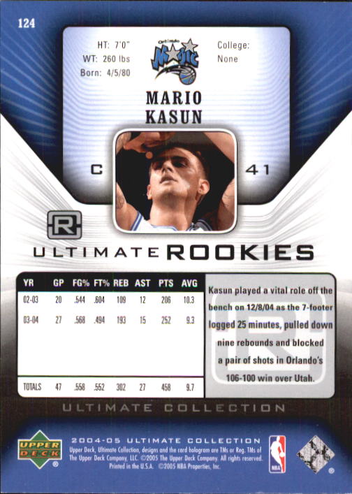 Baloncesto 2004/2005 Ultimate Collection (cubierta superior) - Imagen 139 de 159