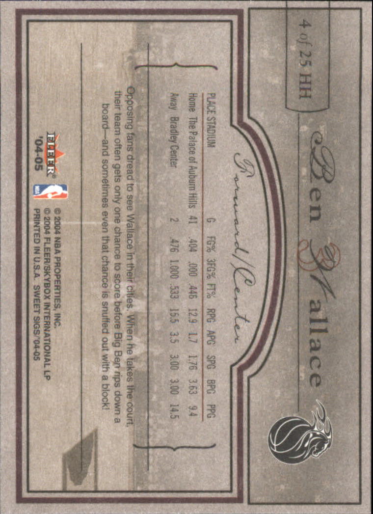 2004/2005 Sweet Sigs (Fleer) Basketball Part 2 Insert Cards - Picture 3 of 23