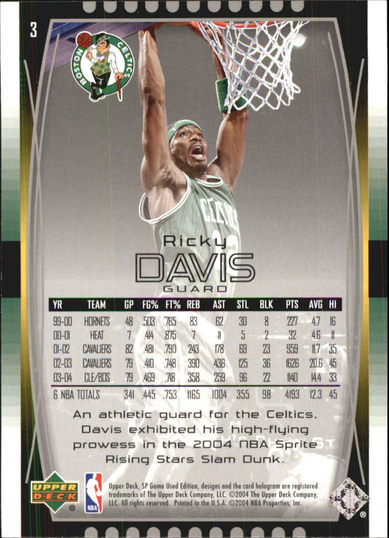 2004/2005 SP Game Used (Upper Deck) Basketball - Picture 7 of 290