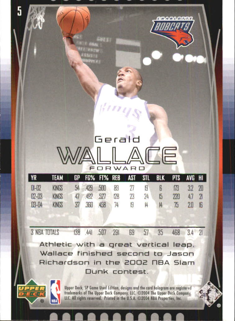 2004/2005 SP Game Used (Upper Deck) Basketball - Picture 11 of 290