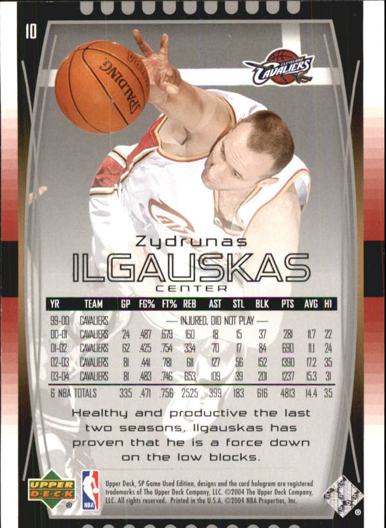 2004/2005 SP Game Used (Upper Deck) Basketball - Picture 19 of 290
