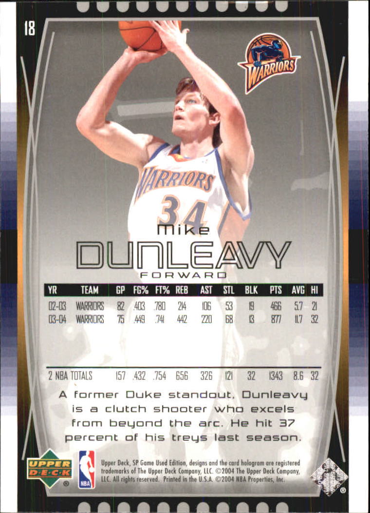 2004/2005 SP Game Used (Upper Deck) Basketball - Picture 35 of 290