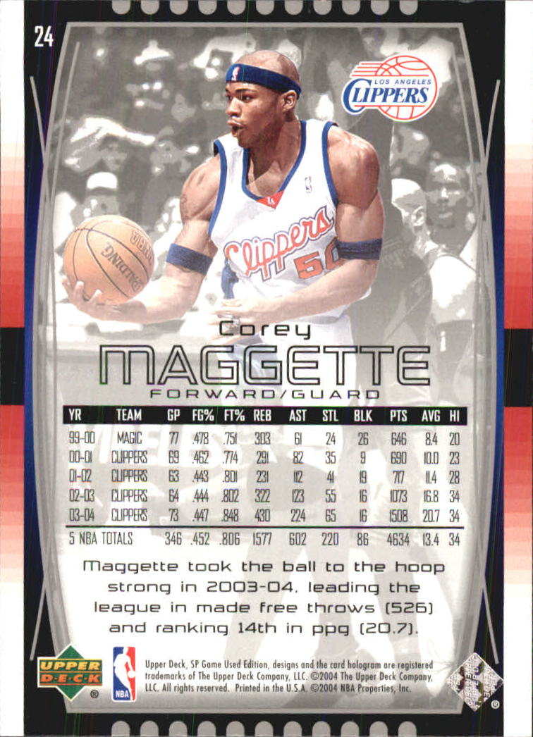 2004/2005 SP Game Used (Upper Deck) Basketball - Picture 47 of 290