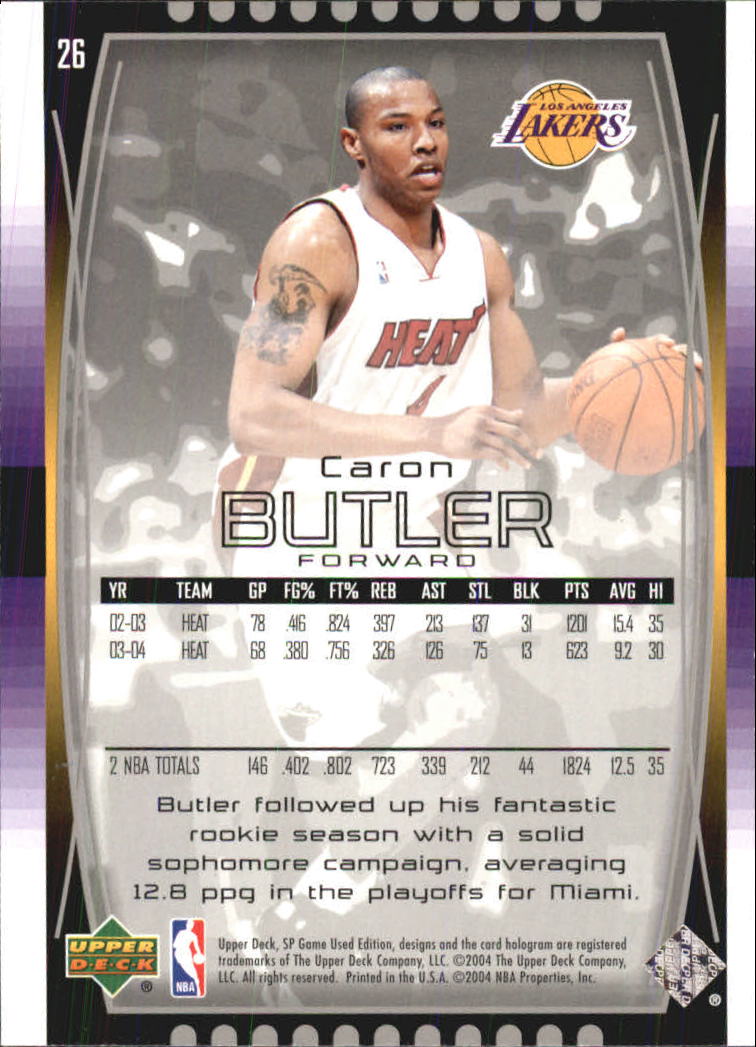 2004/2005 SP Game Used (Upper Deck) Basketball - Picture 51 of 290