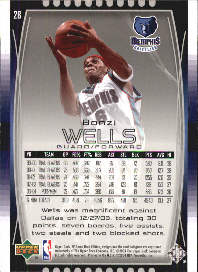 2004/2005 SP Game Used (Upper Deck) Basketball - Picture 55 of 290