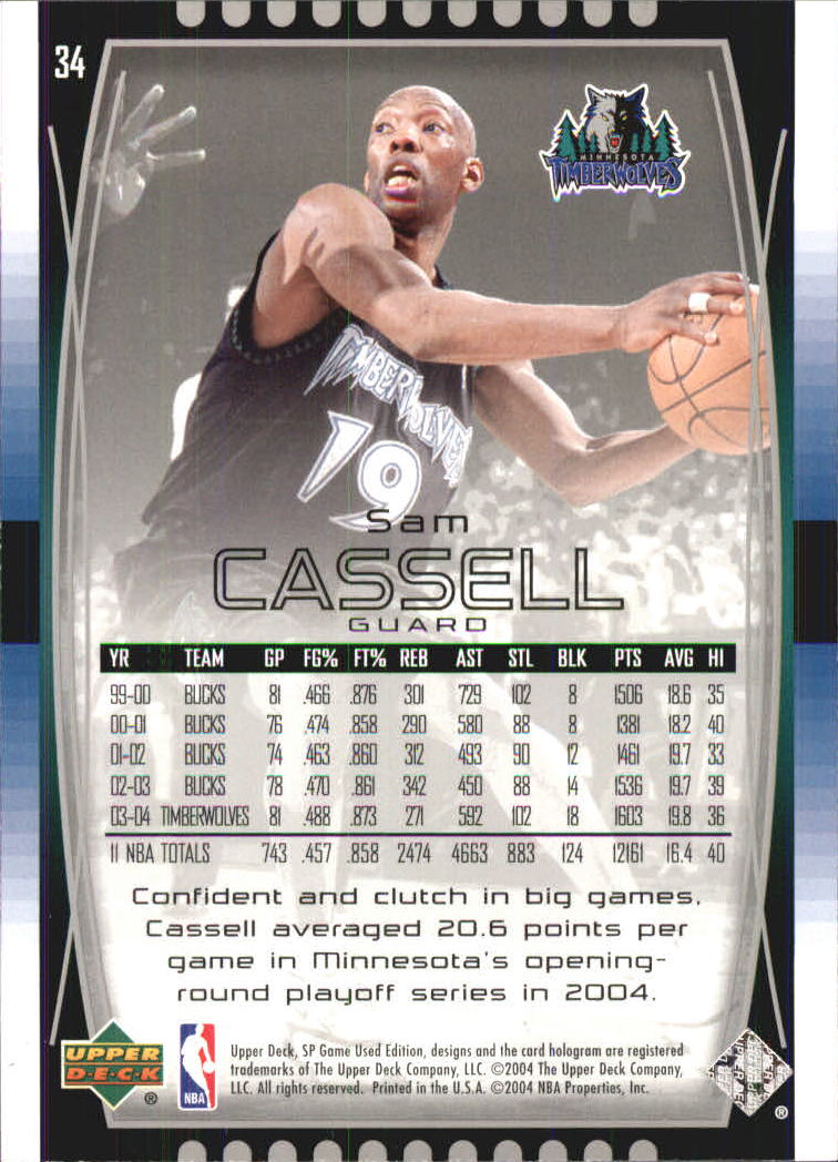 2004/2005 SP Game Used (Upper Deck) Basketball - Picture 67 of 290