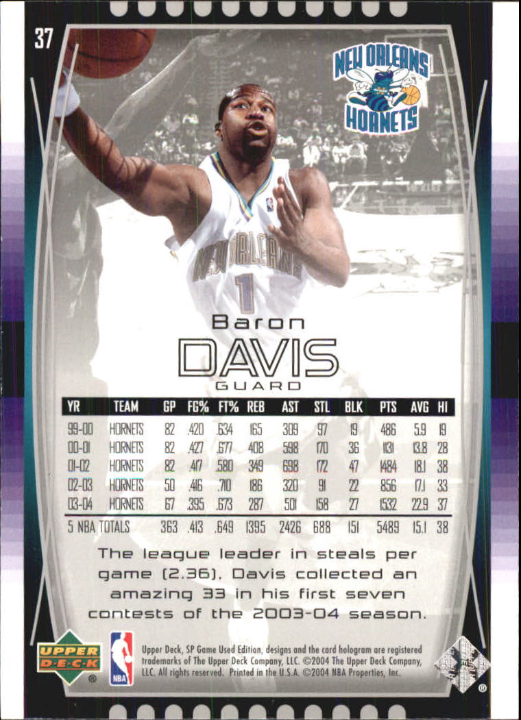 2004/2005 SP Game Used (Upper Deck) Basketball - Picture 73 of 290