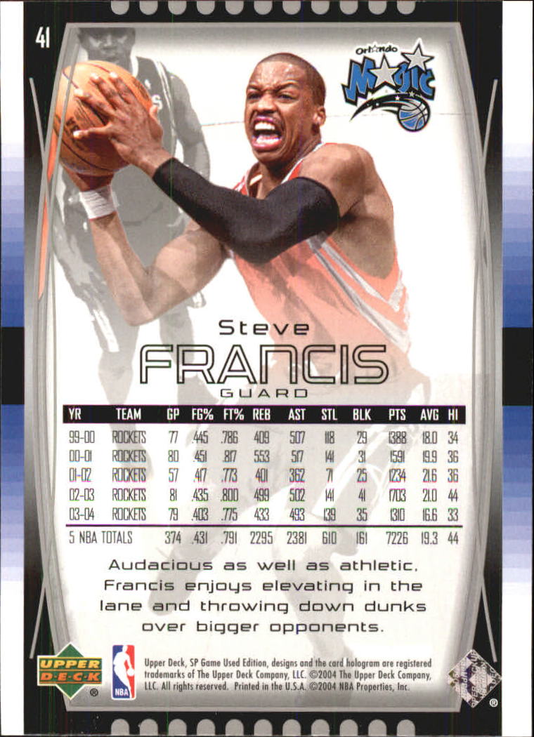 2004/2005 SP Game Used (Upper Deck) Basketball - Picture 81 of 290