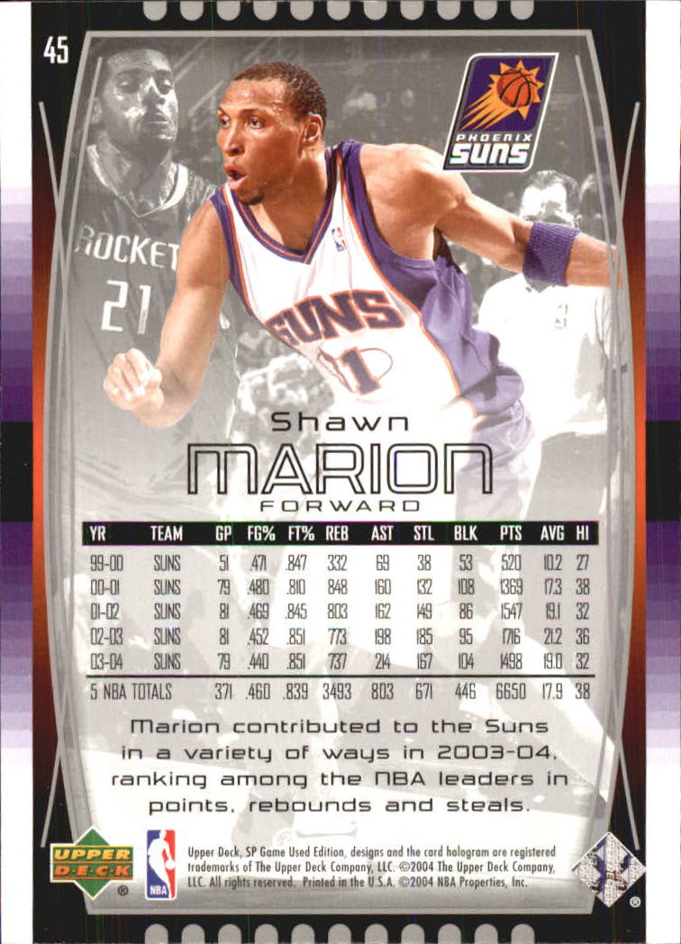 2004/2005 SP Game Used (Upper Deck) Basketball - Picture 89 of 290