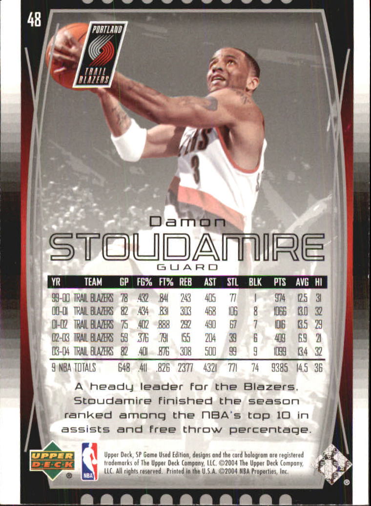 2004/2005 SP Game Used (Upper Deck) Basketball - Picture 95 of 290