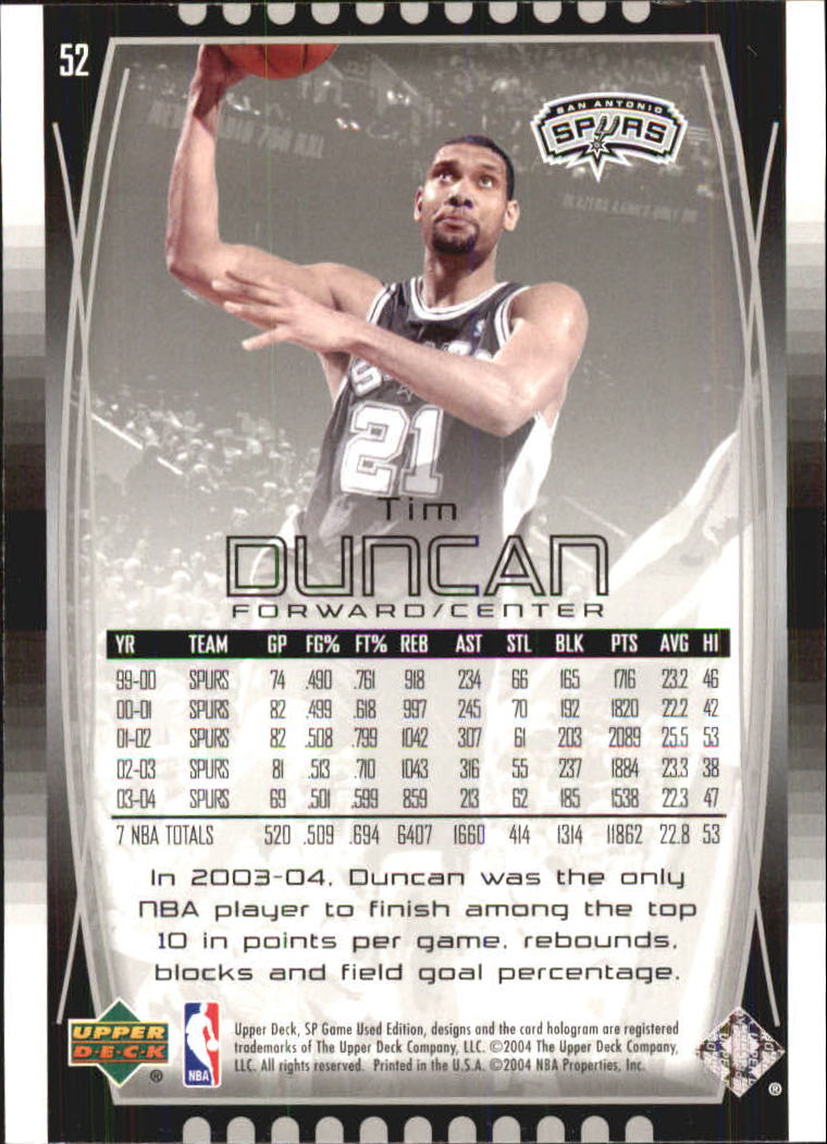2004/2005 SP Game Used (Upper Deck) Basketball - Picture 103 of 290