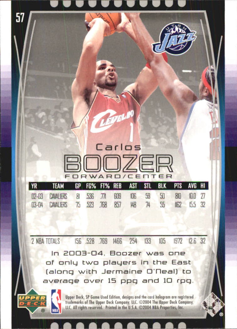 2004/2005 SP Game Used (Upper Deck) Basketball - Picture 113 of 290