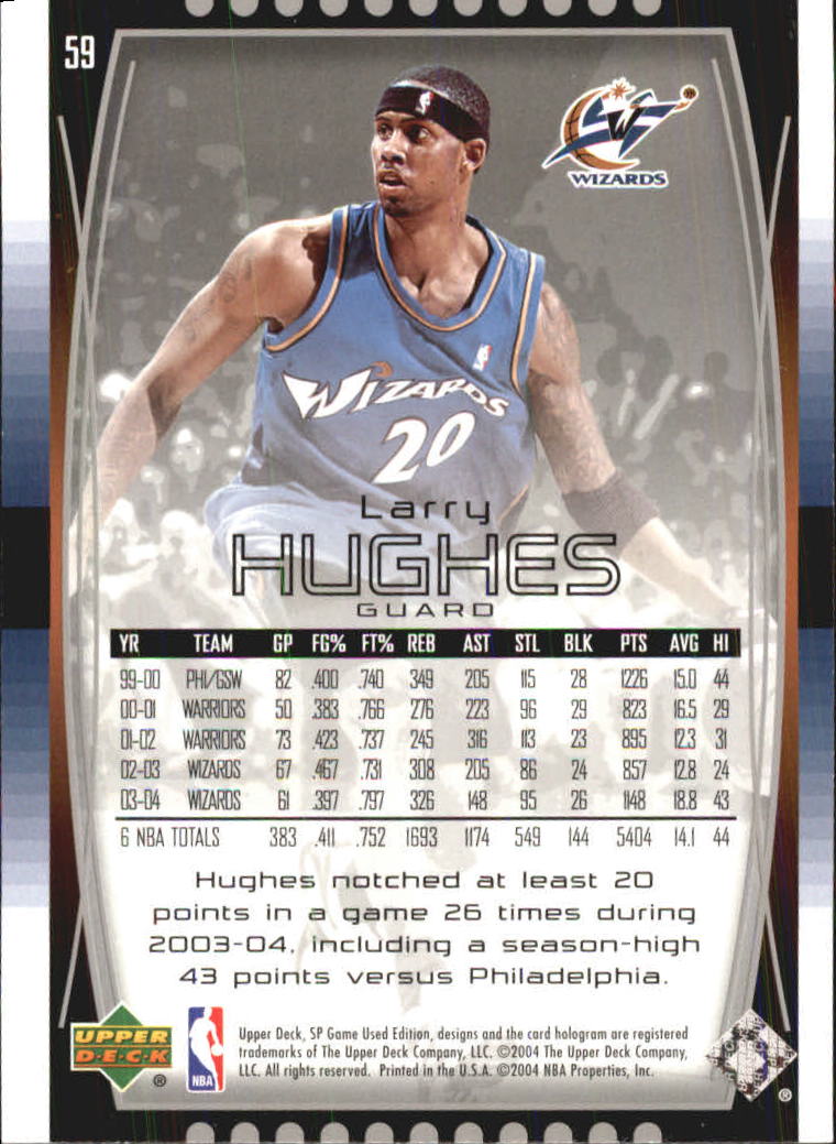 2004/2005 SP Game Used (Upper Deck) Basketball - Picture 117 of 290