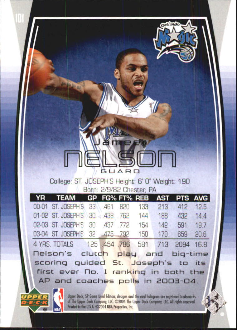 2004/2005 SP Game Used (Upper Deck) Basketball - Picture 138 of 290