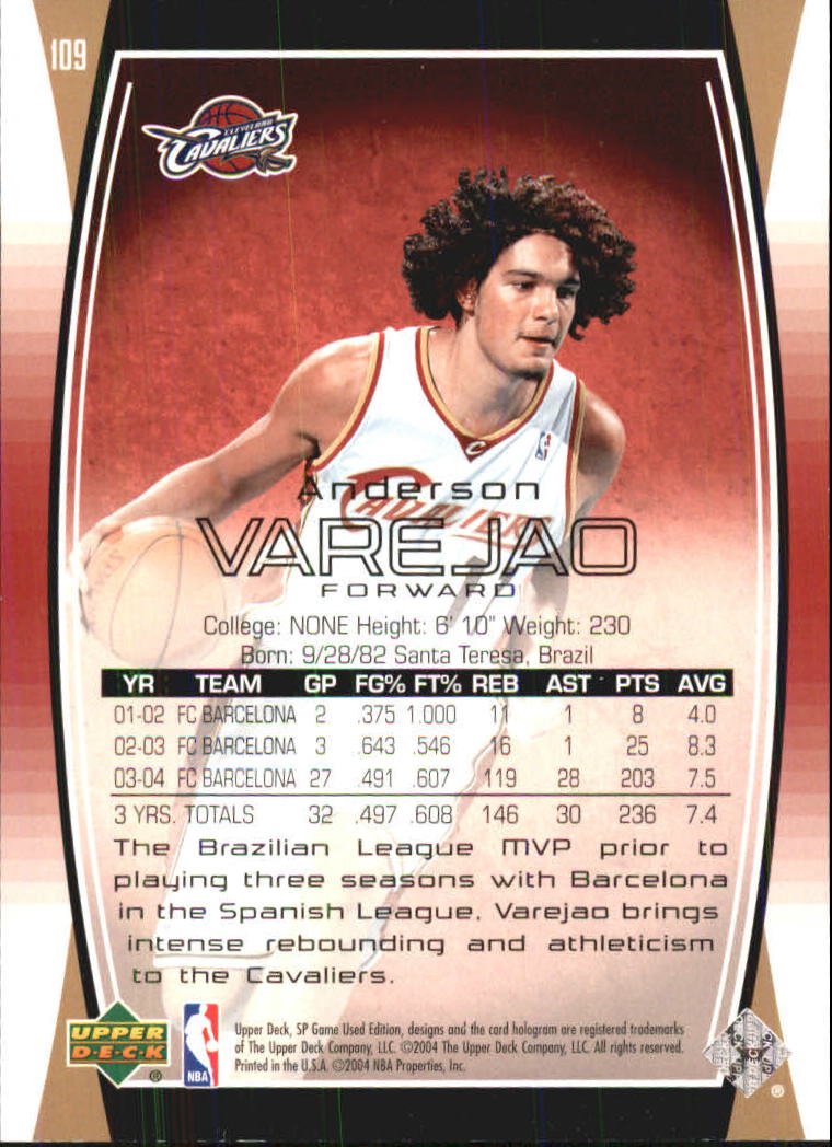 2004/2005 SP Game Used (Upper Deck) Basketball - Picture 154 of 290