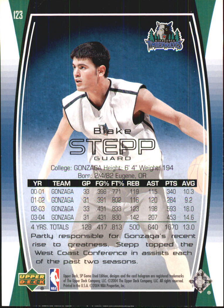 2004/2005 SP Game Used (Upper Deck) Basketball - Picture 182 of 290