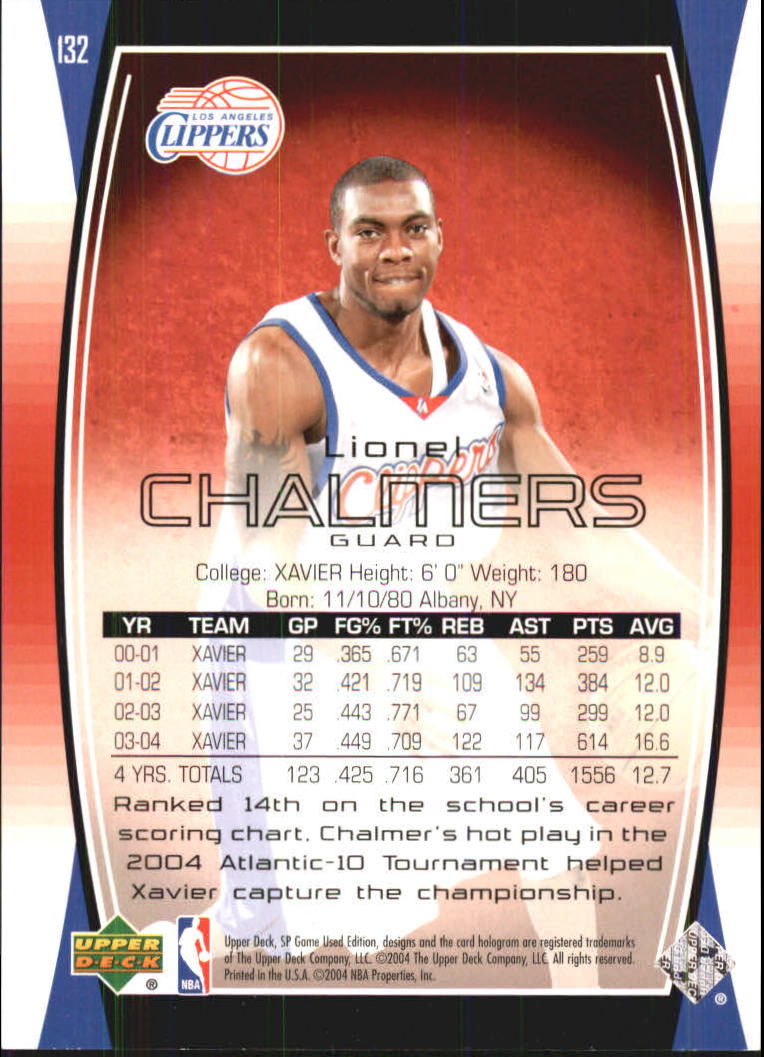 2004/2005 SP Game Used (Upper Deck) Basketball - Picture 198 of 290