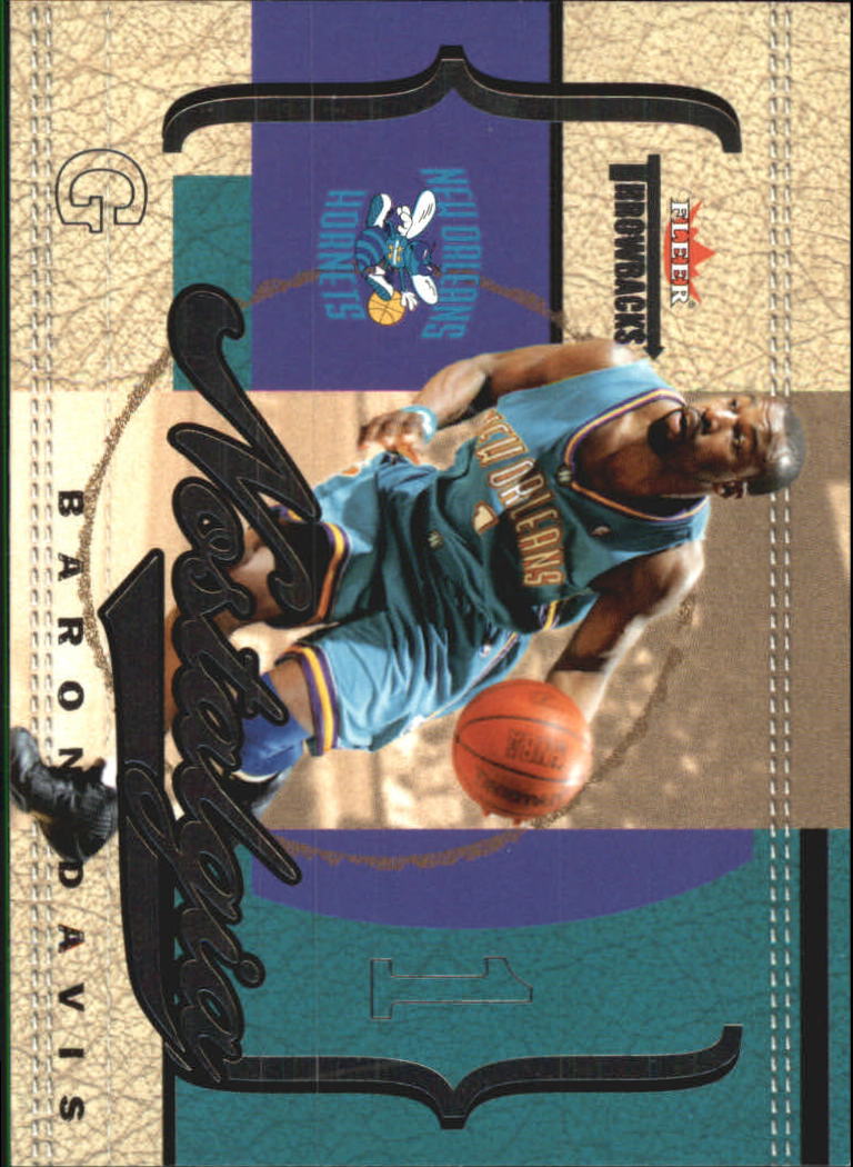 2004/2005 Throwbacks (Fleer) Basketball Part 2 Parallel and Insert Cards - Picture 22 of 25