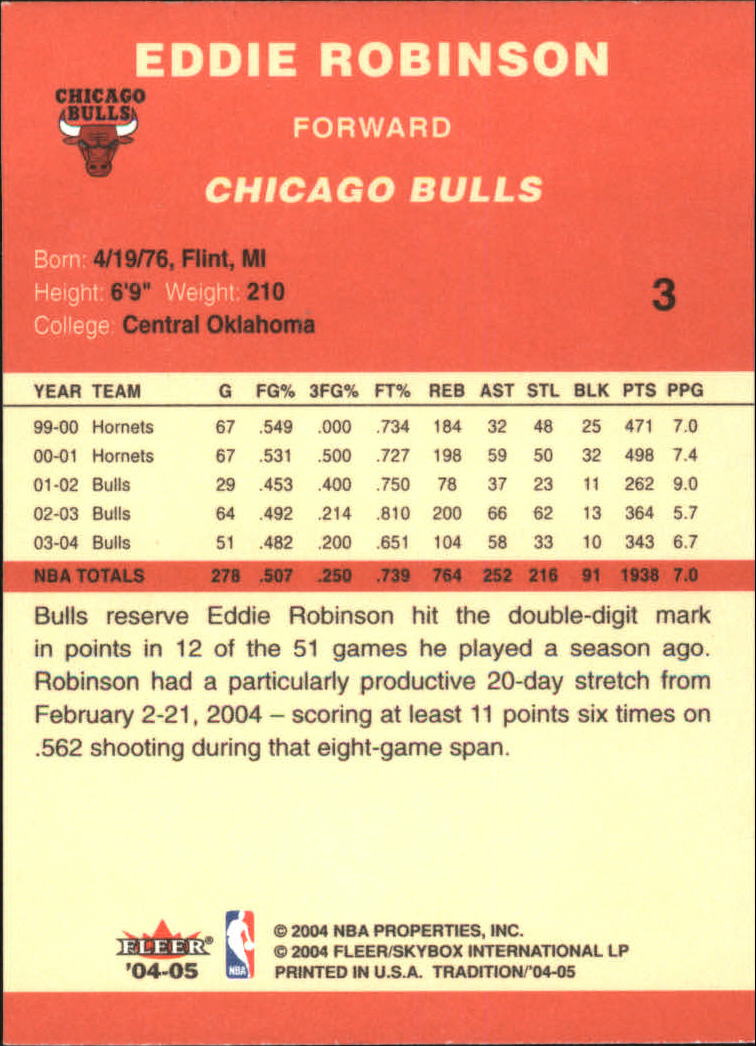 2004/2005 Tradition (Fleer) Basketball Part 1 Red Main Set Cards #1 to #268 - Picture 7 of 496