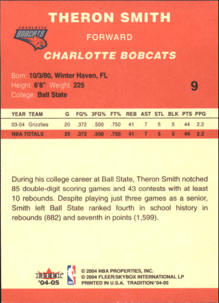 2004/2005 Tradition (Fleer) Basketball Part 1 Red Main Set Cards #1 to #268 - Picture 19 of 496