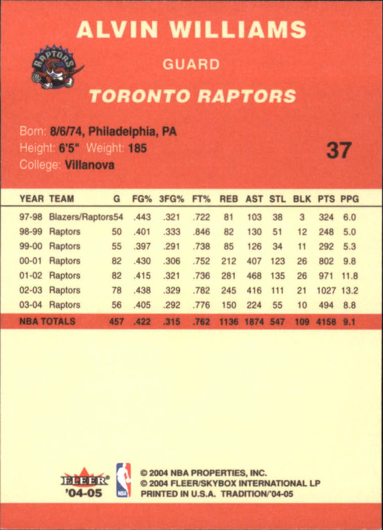 2004/2005 Tradition (Fleer) Basketball Part 1 Red Main Set Cards #1 to #268 - Picture 75 of 496