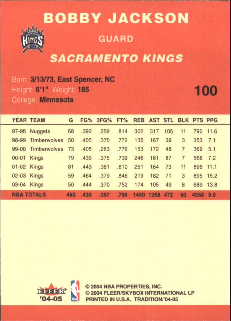 2004/2005 Tradition (Fleer) Basketball Part 1 Red Main Set Cards #1 to #268 - Picture 195 of 496