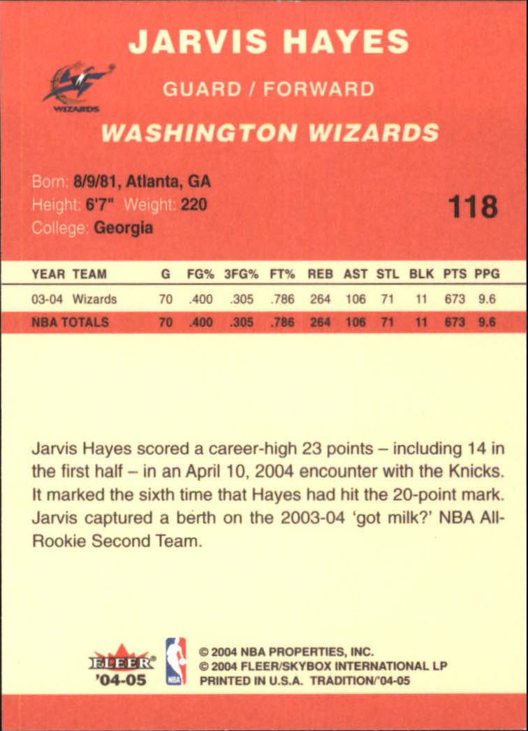 2004/2005 Tradition (Fleer) Basketball Part 1 Red Main Set Cards #1 to #268 - Picture 231 of 496