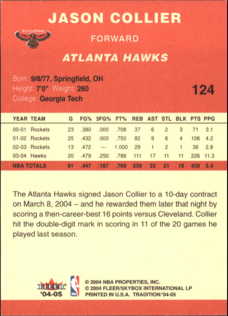 2004/2005 Tradition (Fleer) Basketball Part 1 Red Main Set Cards #1 to #268 - Picture 243 of 496