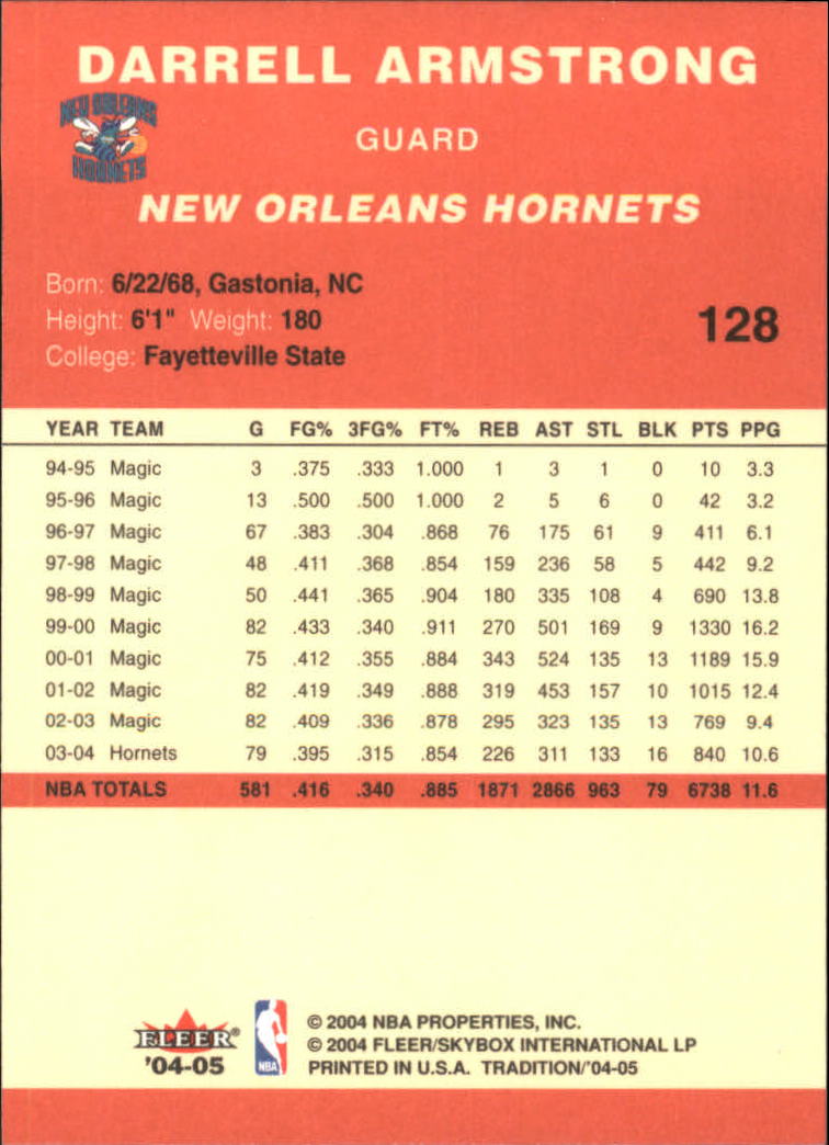 2004/2005 Tradition (Fleer) Basketball Part 1 Red Main Set Cards #1 to #268 - Picture 251 of 496