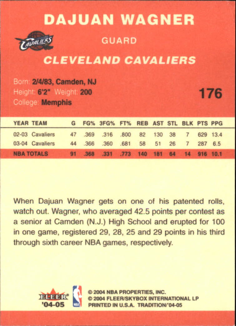 2004/2005 Tradition (Fleer) Basketball Part 1 Red Main Set Cards #1 to #268 - Picture 347 of 496