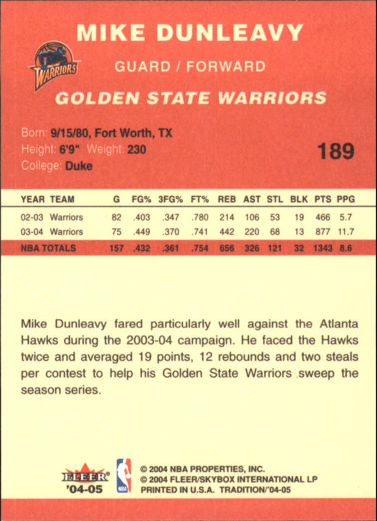 2004/2005 Tradition (Fleer) Basketball Part 1 Red Main Set Cards #1 to #268 - Picture 373 of 496
