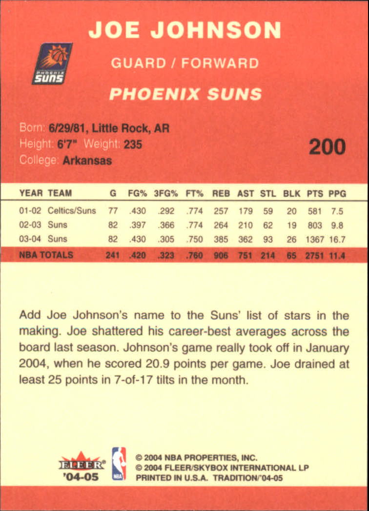 2004/2005 Tradition (Fleer) Basketball Part 1 Red Main Set Cards #1 to #268 - Picture 395 of 496