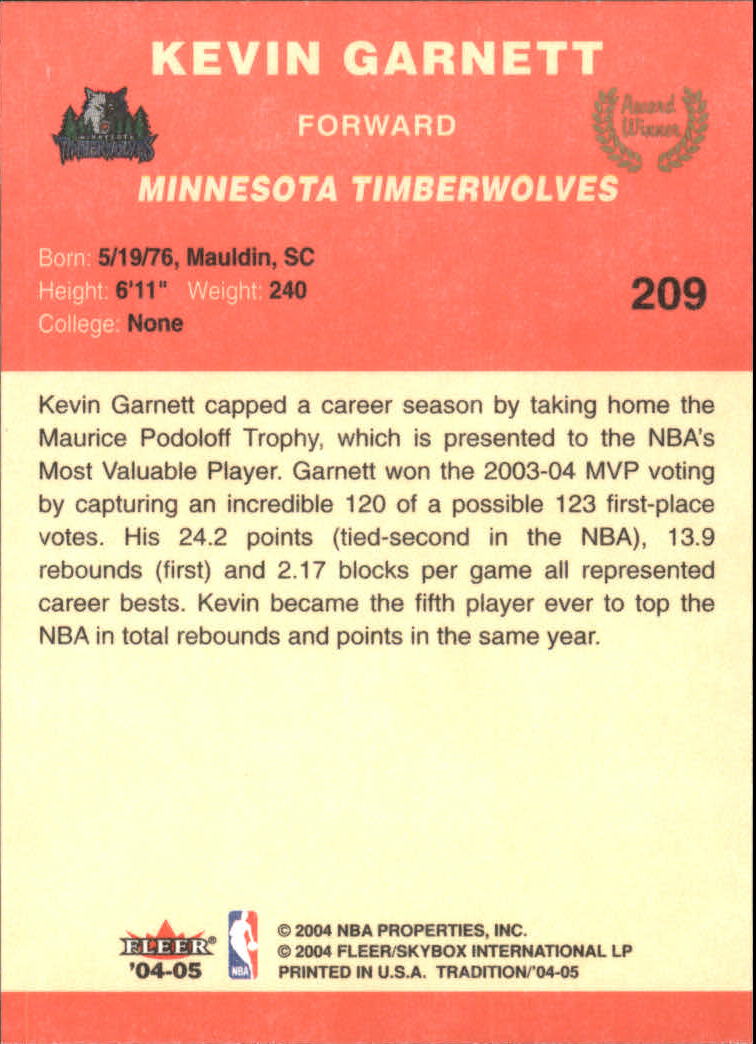 2004/2005 Tradition (Fleer) Basketball Part 1 Red Main Set Cards #1 to #268 - Picture 413 of 496