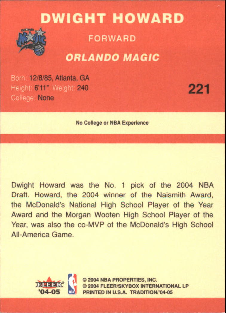 2004/2005 Tradition (Fleer) Basketball Part 1 Red Main Set Cards #1 to #268 - Picture 435 of 496