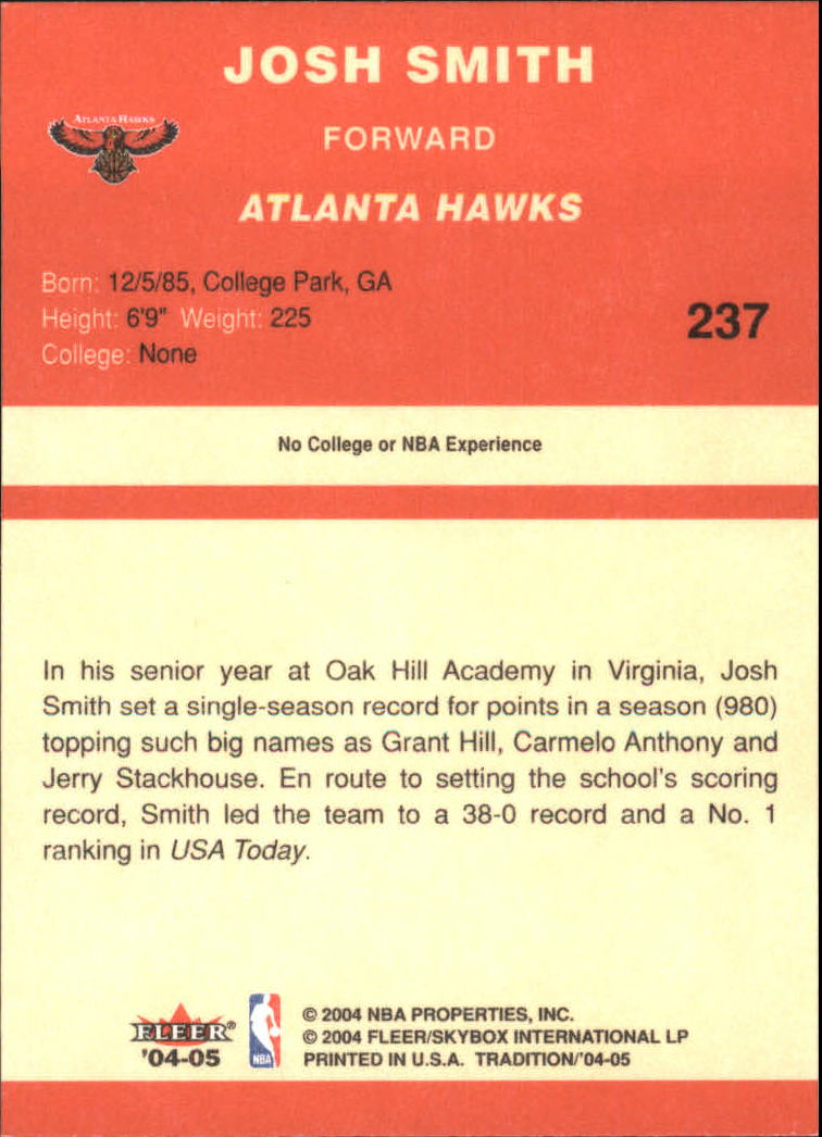 2004/2005 Tradition (Fleer) Basketball Part 1 Red Main Set Cards #1 to #268 - Picture 463 of 496
