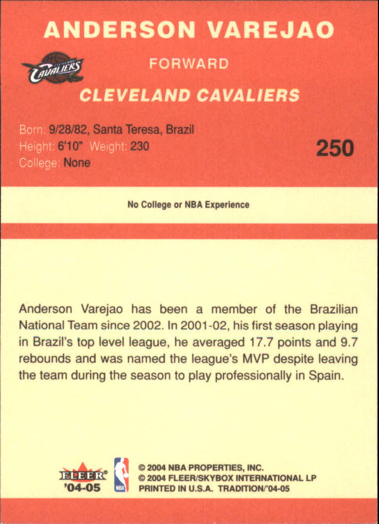 2004/2005 Tradition (Fleer) Basketball Part 1 Red Main Set Cards #1 to #268 - Picture 489 of 496