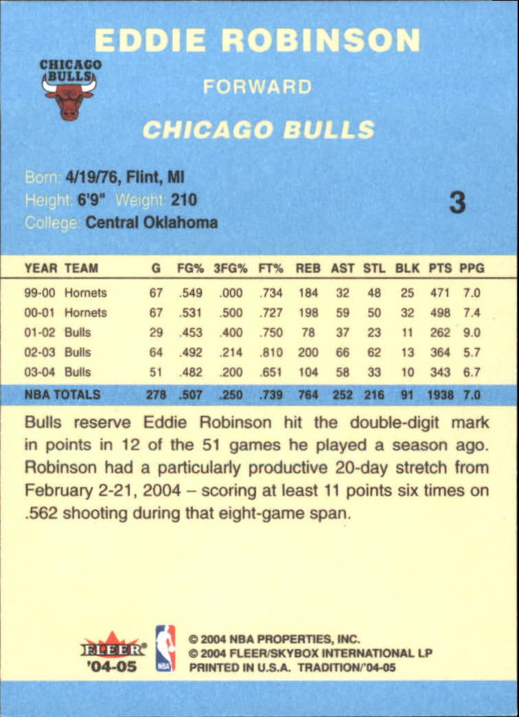 2004/2005 Tradition (Fleer) Basketball Part 2 Parallel Blue Cards #1 to #249 - Picture 5 of 357