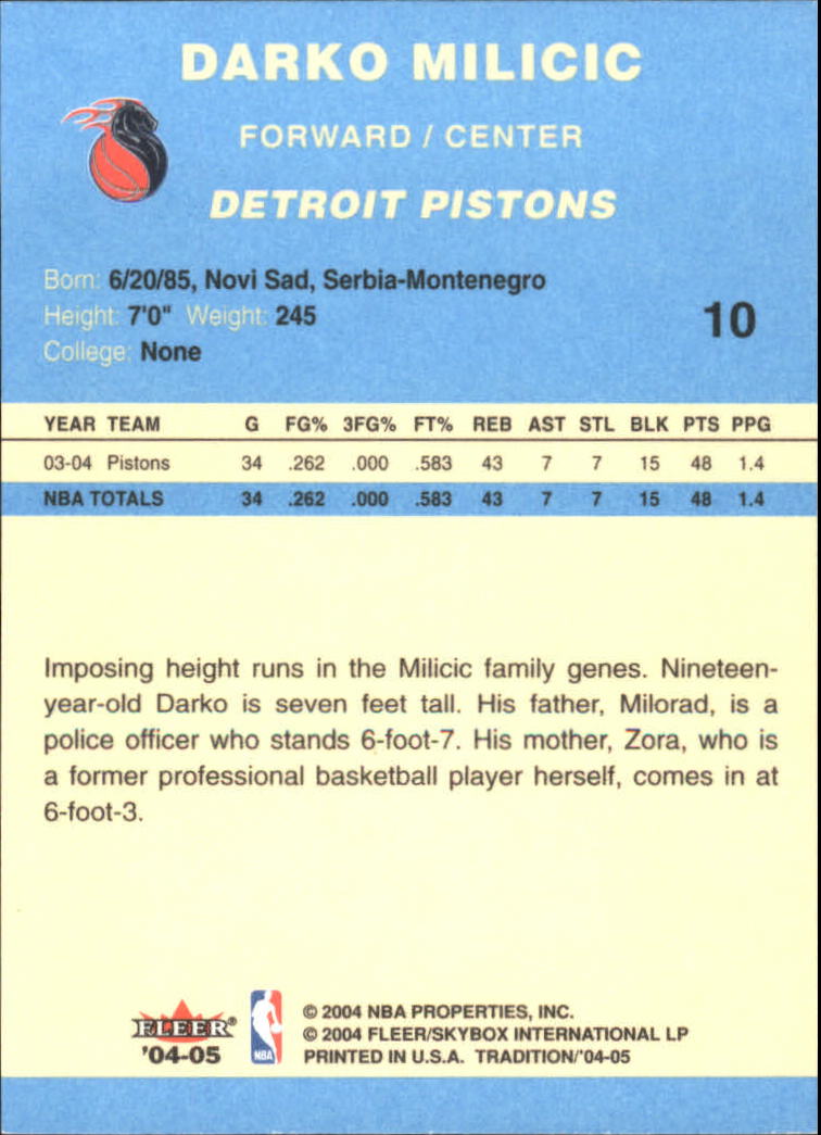 2004/2005 Tradition (Fleer) Basketball Part 2 Parallel Blue Cards #1 to #249 - Picture 15 of 357