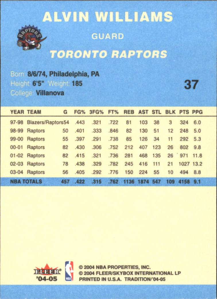 2004/2005 Tradition (Fleer) Basketball Part 2 Parallel Blue Cards #1 to #249 - Picture 59 of 357