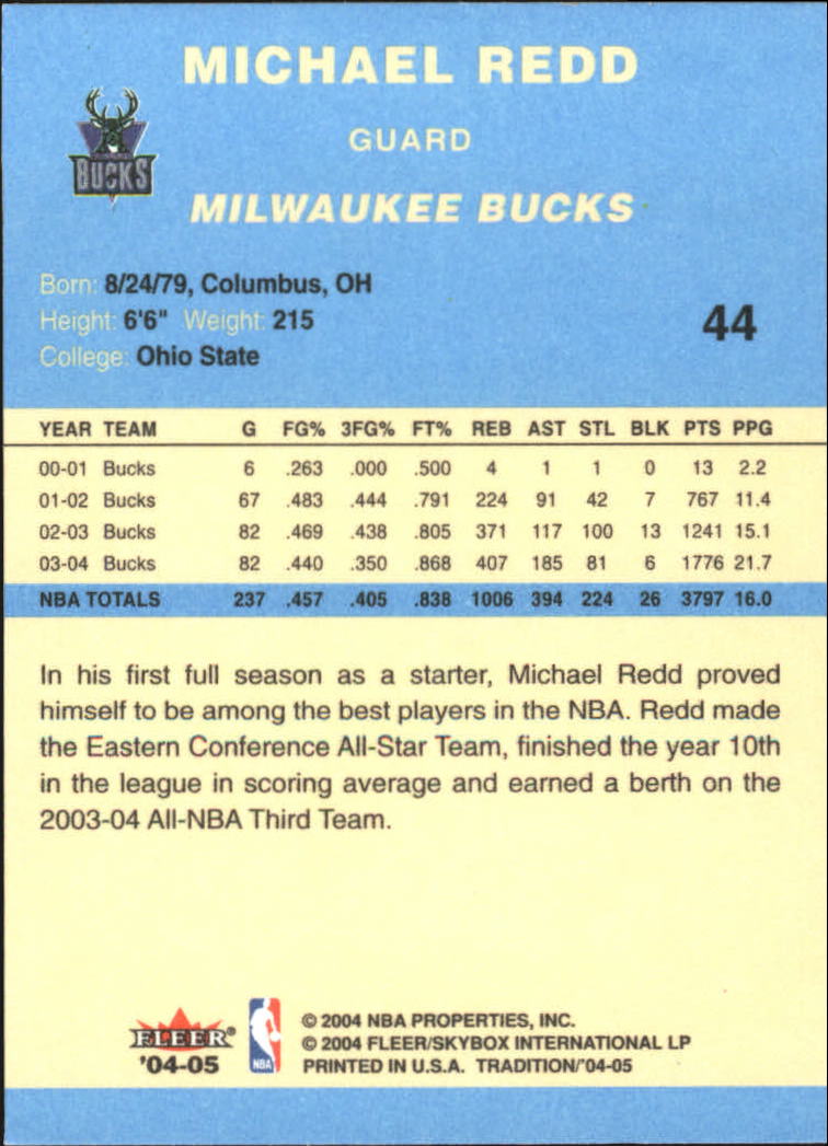 2004/2005 Tradition (Fleer) Basketball Part 2 Parallel Blue Cards #1 to #249 - Picture 71 of 357