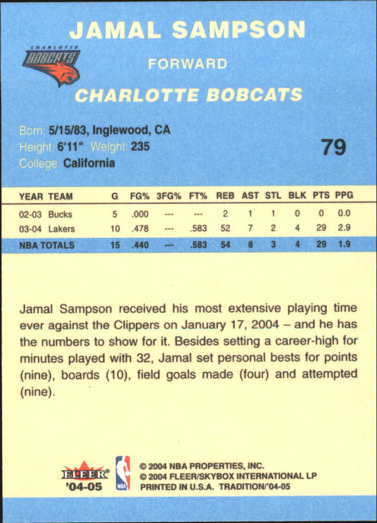 2004/2005 Tradition (Fleer) Basketball Part 2 Parallel Blue Cards #1 to #249 - Picture 119 of 357