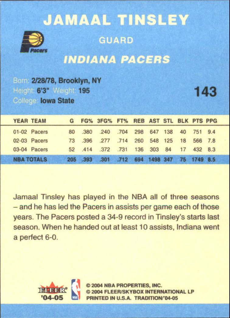 2004/2005 Tradition (Fleer) Basketball Part 2 Parallel Blue Cards #1 to #249 - Picture 213 of 357