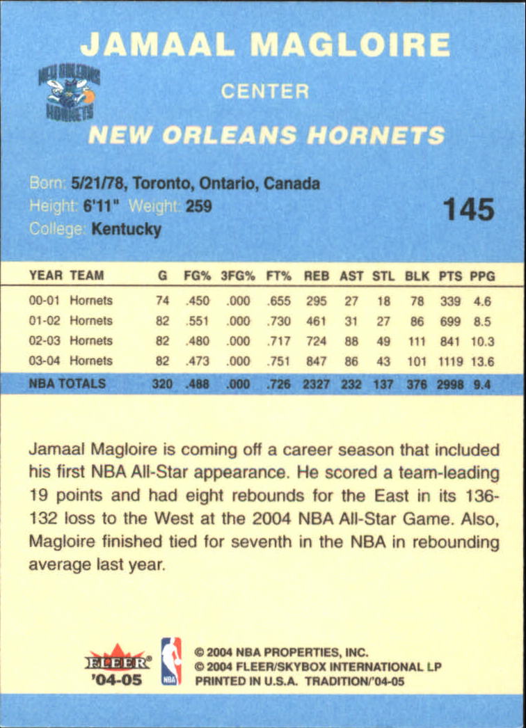 2004/2005 Tradition (Fleer) Basketball Part 2 Parallel Blue Cards #1 to #249 - Picture 217 of 357