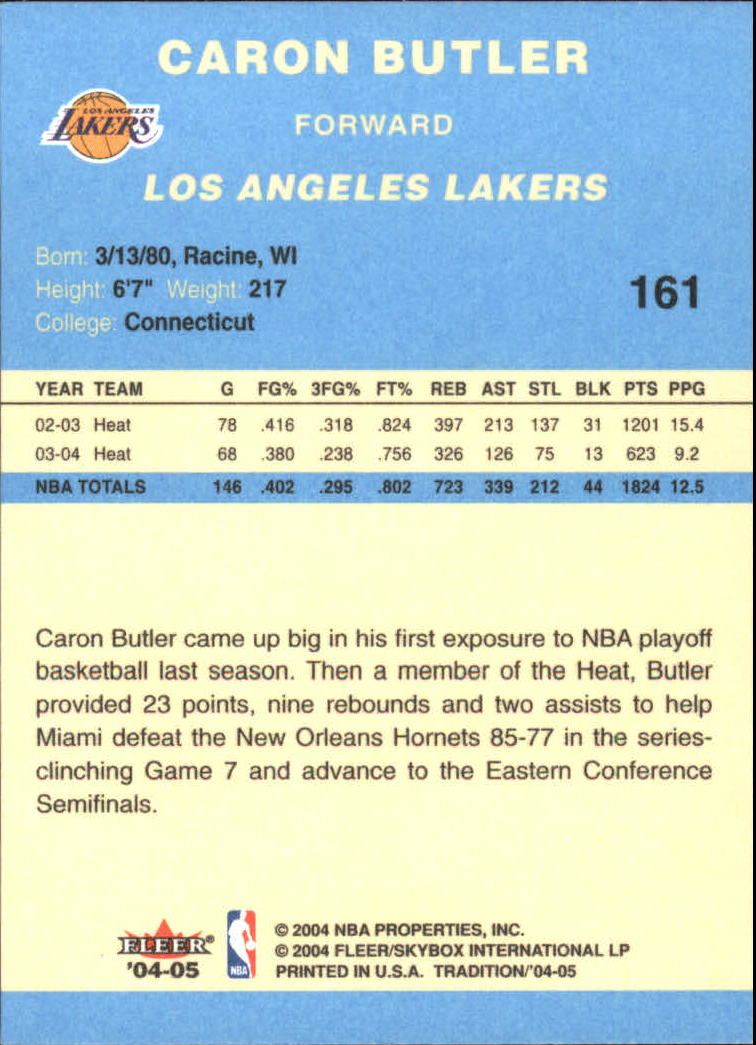 2004/2005 Tradition (Fleer) Basketball Part 2 Parallel Blue Cards #1 to #249 - Picture 241 of 357